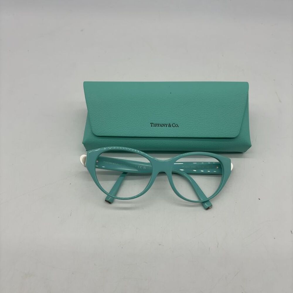 Tiffany & Co. Aqua Cat-Eye Optical Glasses